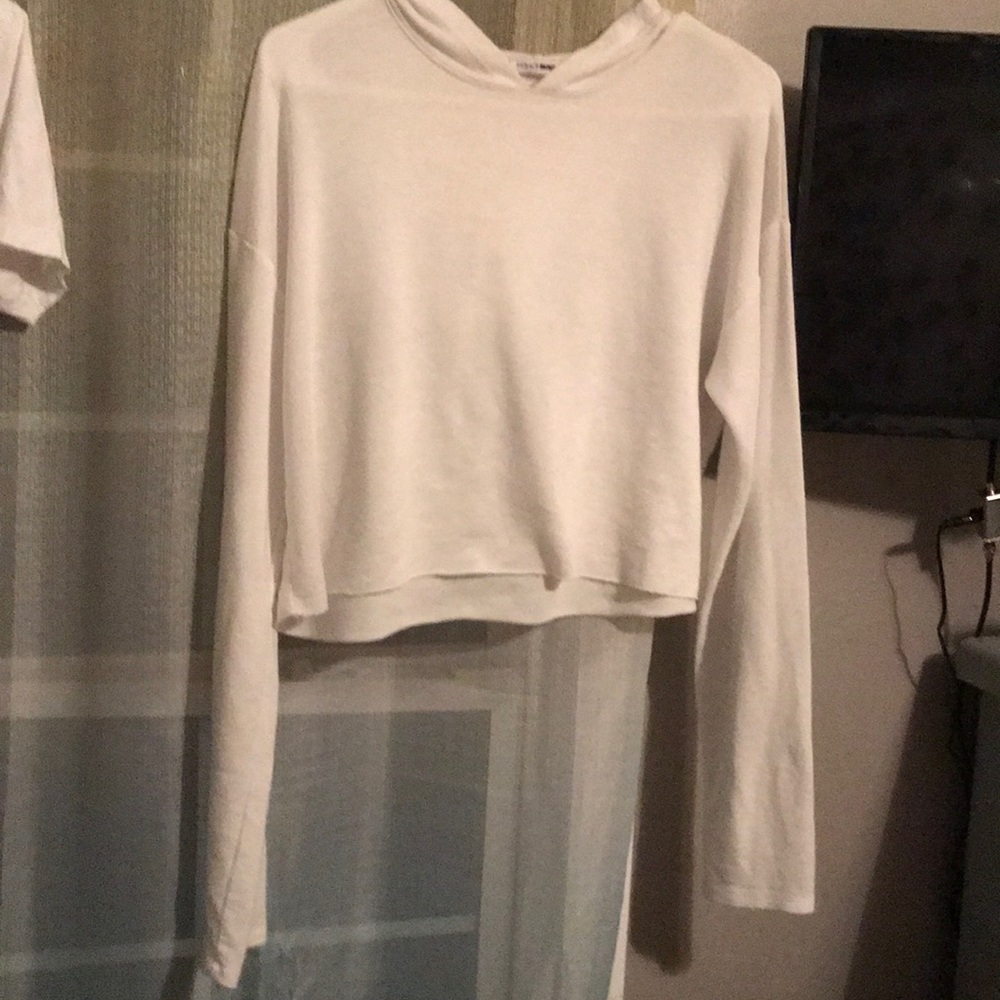 White nova crop top